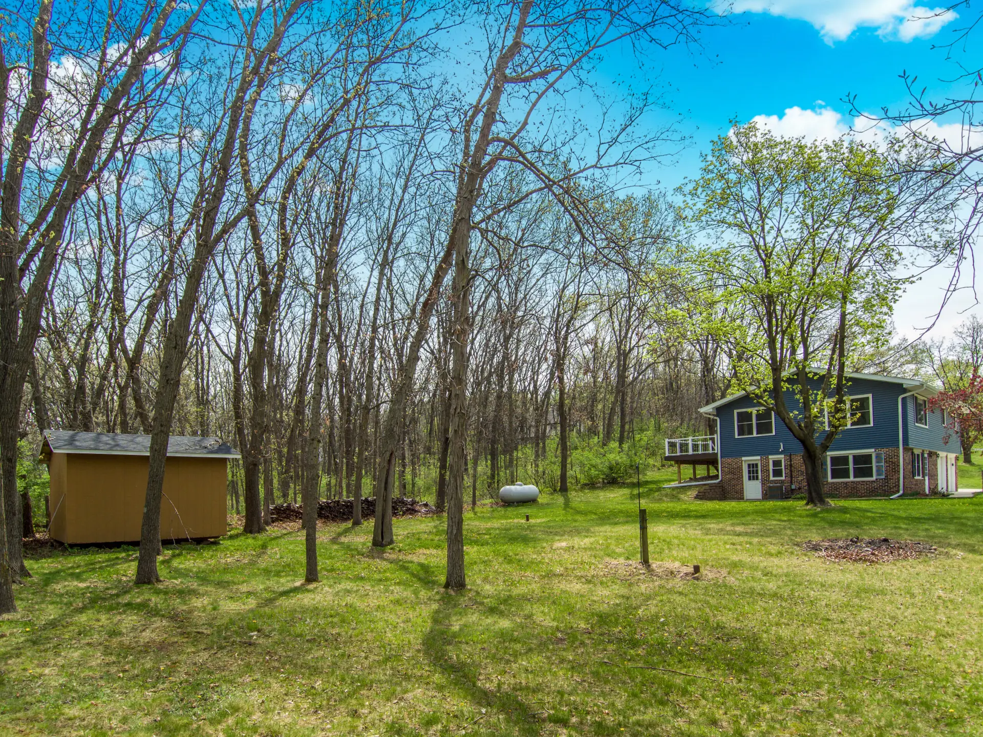 View of the shed on the property